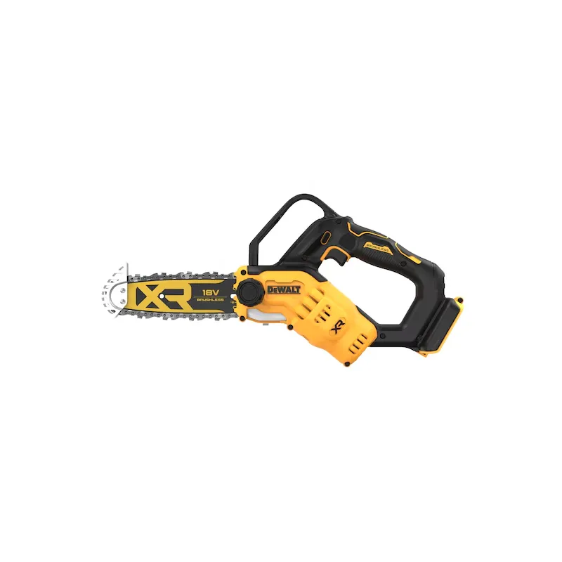 Dewalt Elettrosega A Catena Per Potatura 20 cm XR 18V Motore BRUSHLESS, Lunghezza Barra 20 cm, Senza Batteria E Caricabatteria.