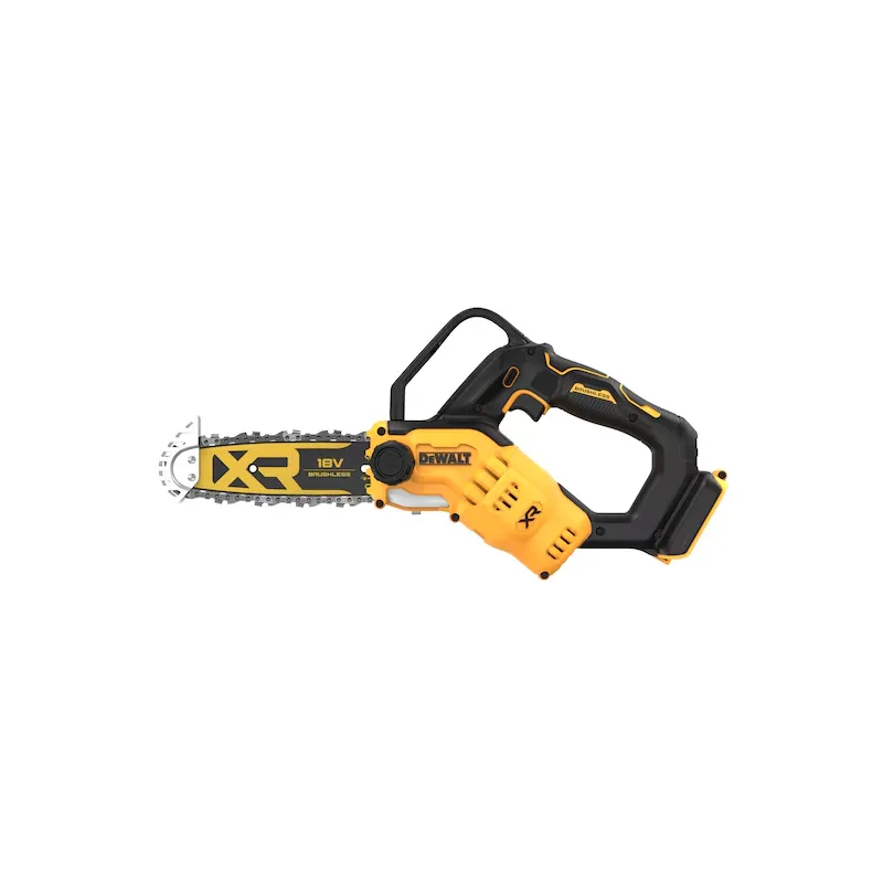 Dewalt Elettrosega A Catena Per Potatura 20 cm XR 18V Motore BRUSHLESS, Lunghezza Barra 20 cm, Senza Batteria E Caricabatteria.