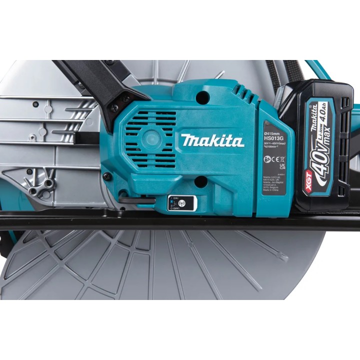 Makita HS013GZ vue inclinée montrant la semelle