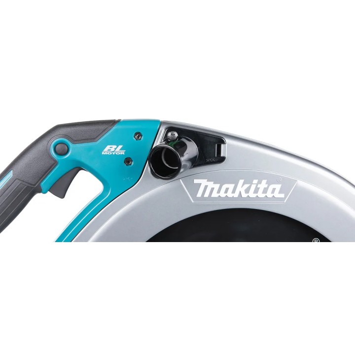 Makita HS013GZ vue latérale avec indication de profondeur de coupe