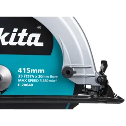 Makita Sega Circolare 40Vmax - Fornita Senza Batteria E Caricabatteria
