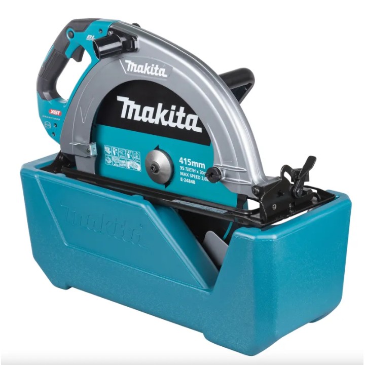 Makita HS013GZ vue angulaire mettant en évidence l'équilibre