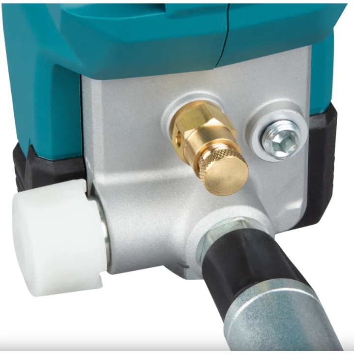 Makita GP001G vista posteriore con attacco batteria