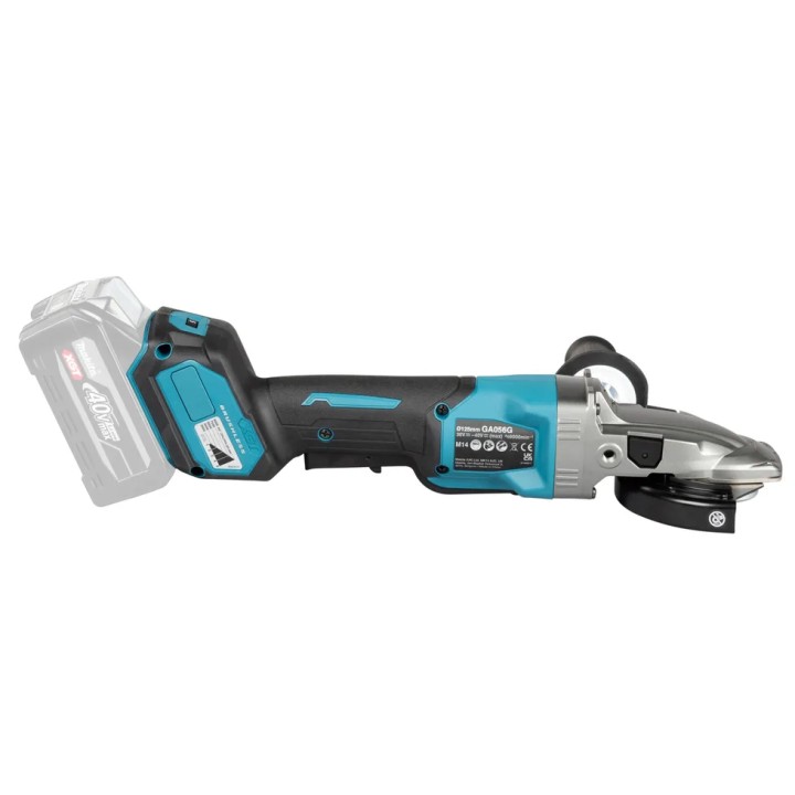 Vue supérieure Makita GA056GZ01 avec tête compacte