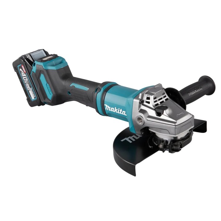Makita GA038GT201 avec disque monté vue latérale