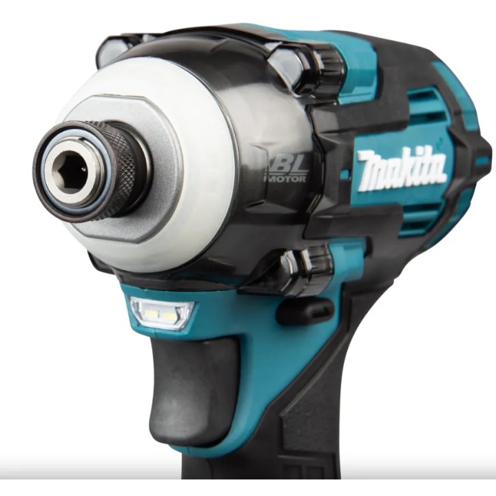 Makita TD004GD201 détails du corps et protections XPT