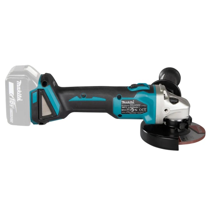 Meuleuse d'angle sans fil Makita 18 V 125 mm (moteur sans charbon) – Outil seul