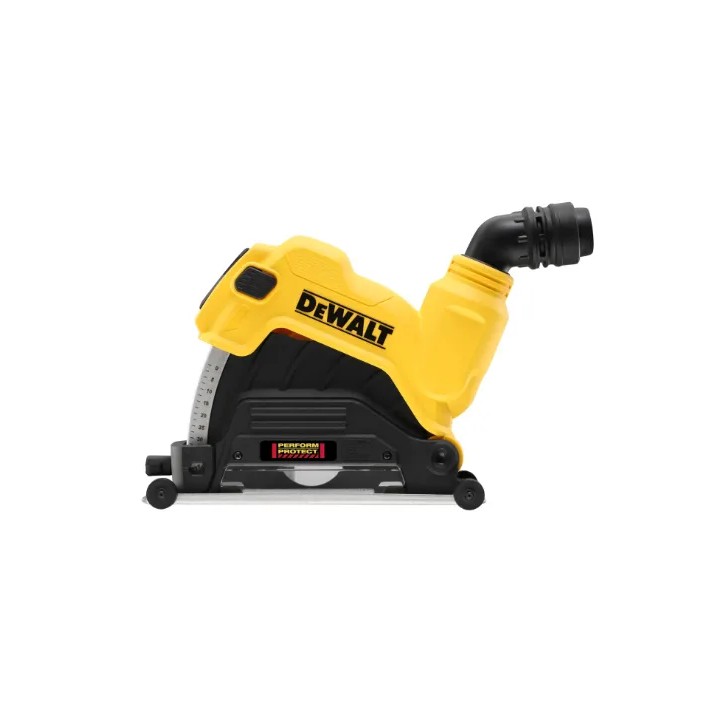 Carter DEWALT con finestra di visualizzazione lama e raccordo per aspirazione