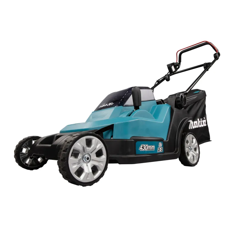 Makita tondeuse à gaz 18 V x 2, 43 cm, poussée manuelle