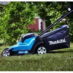 Makita tondeuse à gaz 18 V x 2, 43 cm, poussée manuelle