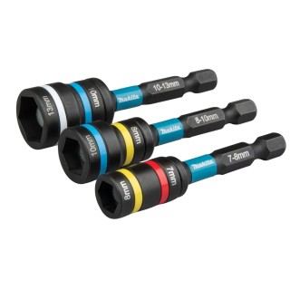 Makita Set 3 Bussole 2 in 1 Impact Black - E-Form