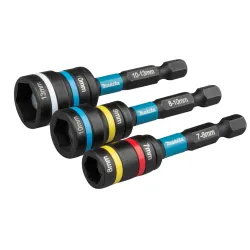Coffret de 3 douilles à chocs Makita 2 en 1 (finition noire) – Profil E-Form