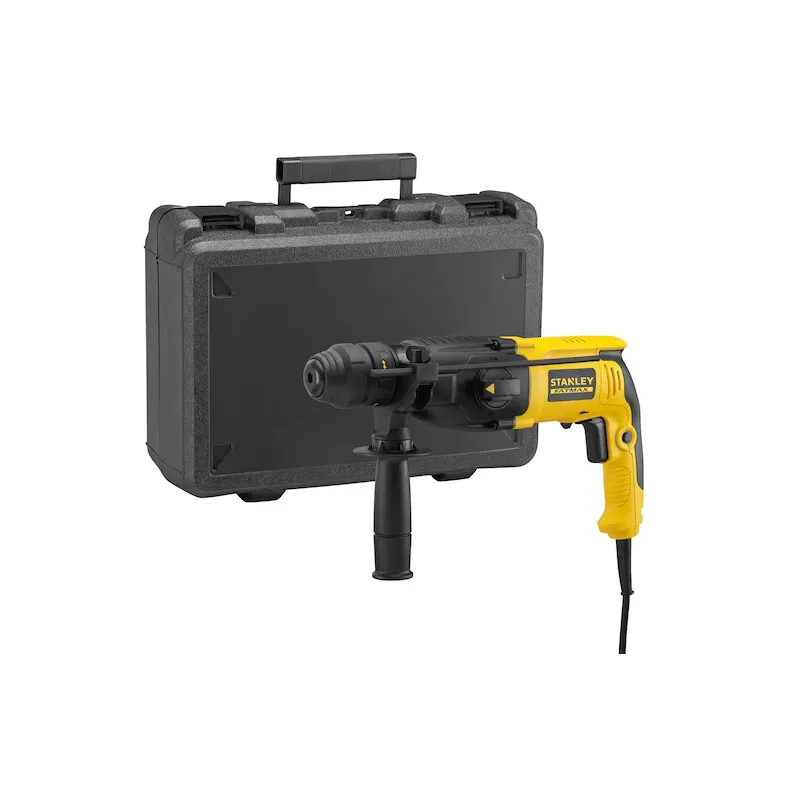Marteau perforateur-burineur STANLEY® FATMAX® SDS+ 800 W - 2,4 J avec double mandrin inclus