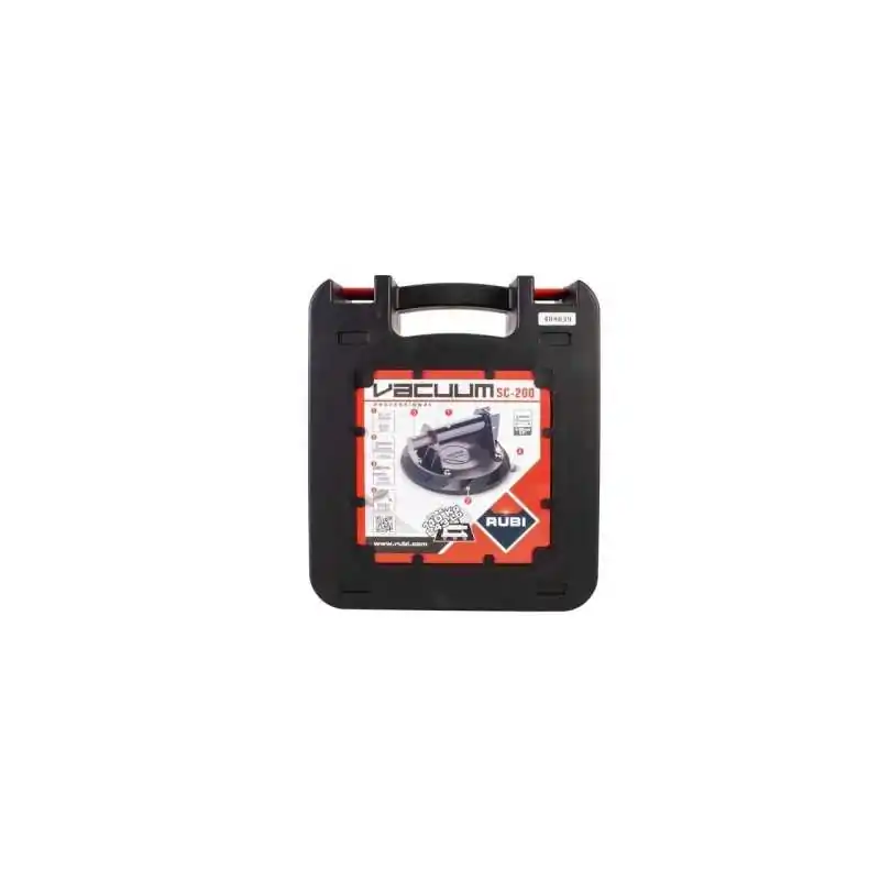 Ventosa vacuum rubi piastrellista 110 kg con pompa per vuoto ø 200 Ventosa vacuum rubi piastrellista 110 kg con pompa per vuoto ø 200