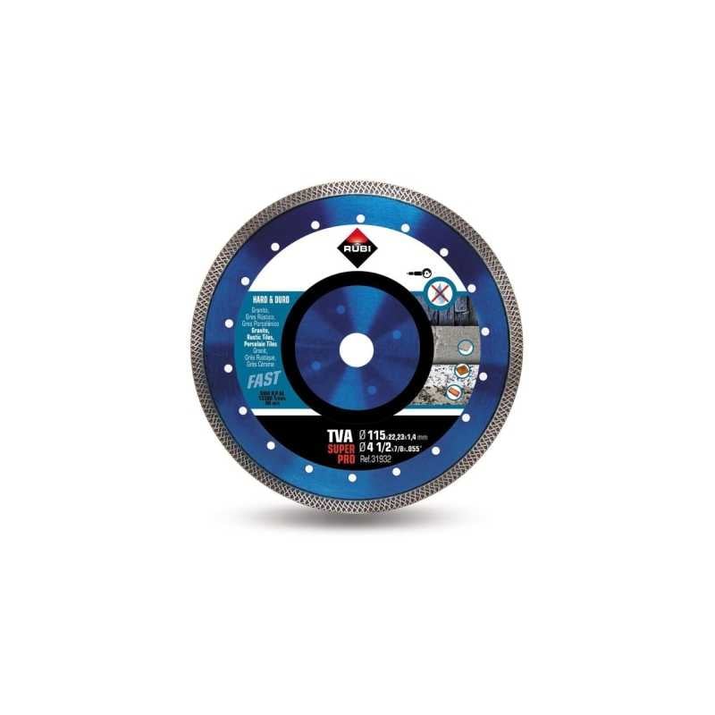 Disque diamant matériau dur turbo viper tva-115 superpro