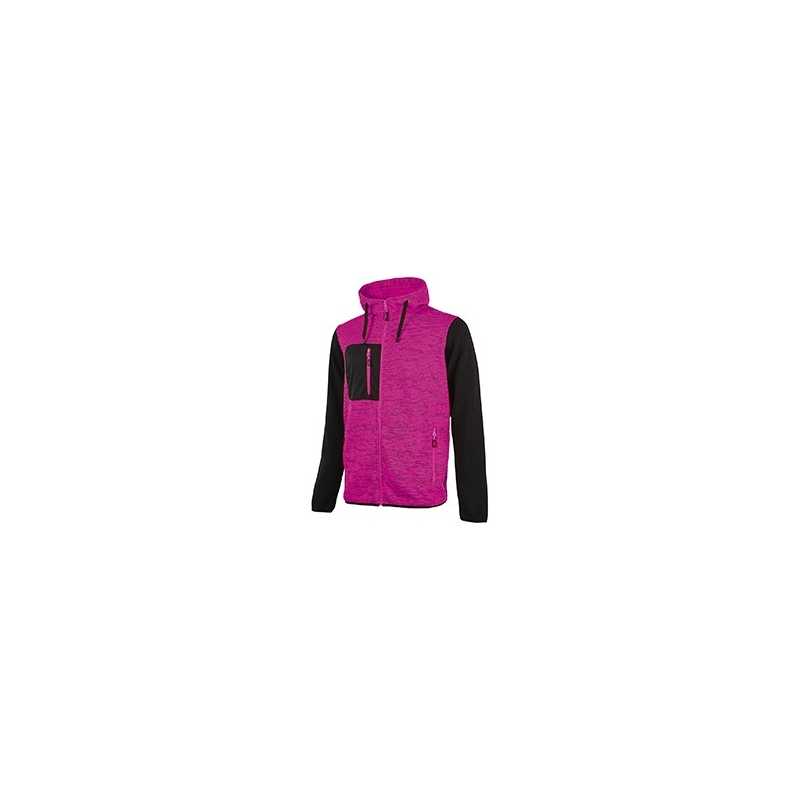 Sweat-shirt u-power rainbow fucsia