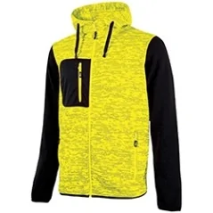 Sweat-shirt u-power rainbow jaune