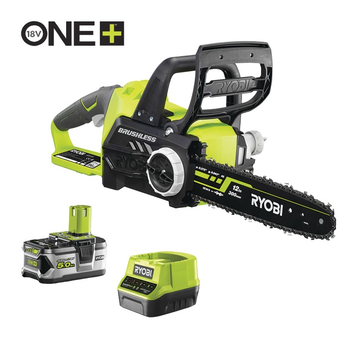 Elettrosega brushless 18v (1x 5.0ah), barra 30cm