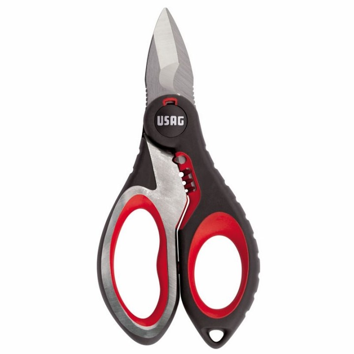 Forbice professionale per elettricisti - struttura integrale in acciaio inox usag