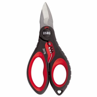 Forbice professionale per elettricisti - struttura integrale in acciaio inox usag