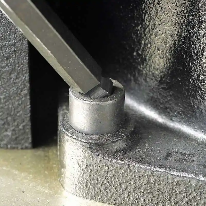 Jeu de 9 clés mâles hexagonales longues rotule sphérique usag