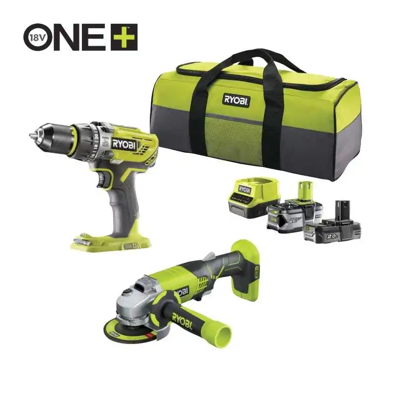 Kit tournevis + souple ryobi 18v