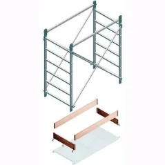 Kit prolunga per trabattello alumito mt. 1,80