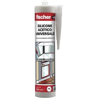 Silicone acetico fischer universale sam 280ml trasparente