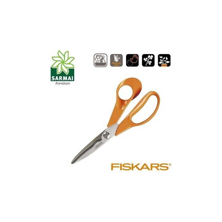 Fiskars s92 forbice forbici multiuso da giardino cucina erbe potatura ...