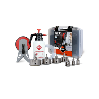 Kit easygres plus 7 foretti a umido rubi