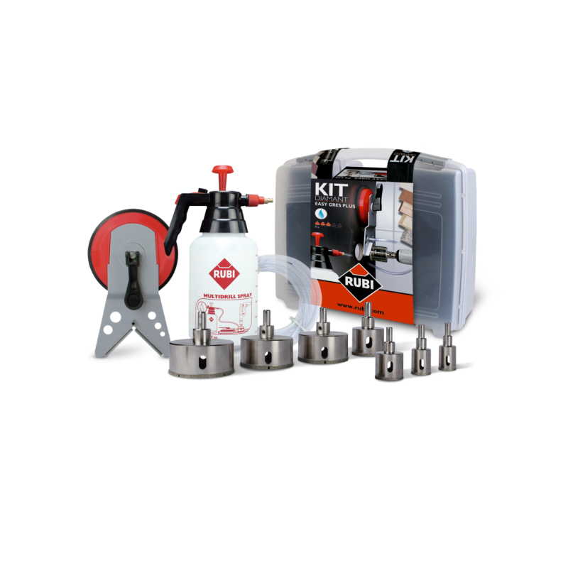 Kit trepans diamant easygres rubi