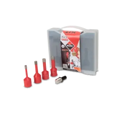 Kit trepans diamant mini drygres rubi