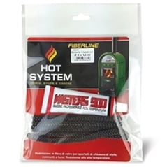 Corda stufe guarnizione vetro §10 mt 1,5 + silicone 60ml