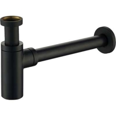 SIFONE ARREDO TONDO NERO 1" 1/4 x 32