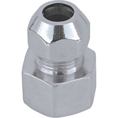 Niples femmina per cannette cromato 1/2x12
