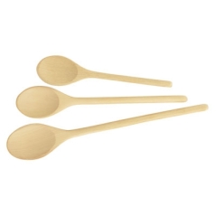 Set 3 cucchiai ovali 'woody' 20 cm - 25 cm - 30 cm