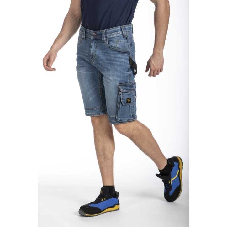 Bermuda Da Lavoro Stretch Multitasche Velilla 103029S