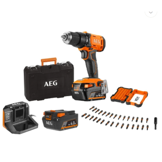 Kit trapano a percussione bsb18g4-402c lk3 18v aeg