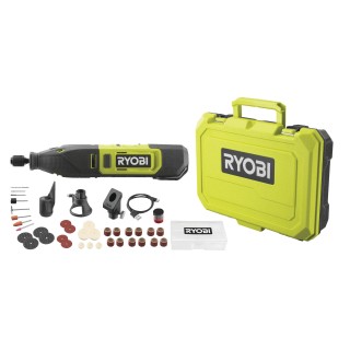 Outil rotatif RYOBI rrt12-120ba335 vue générale, mandrin 3,2 mm