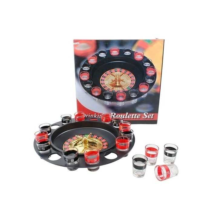 Gioco roulette shot con biccieri drink game