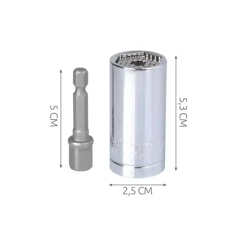 Bussola universale - chiave a bussola 7-19mm