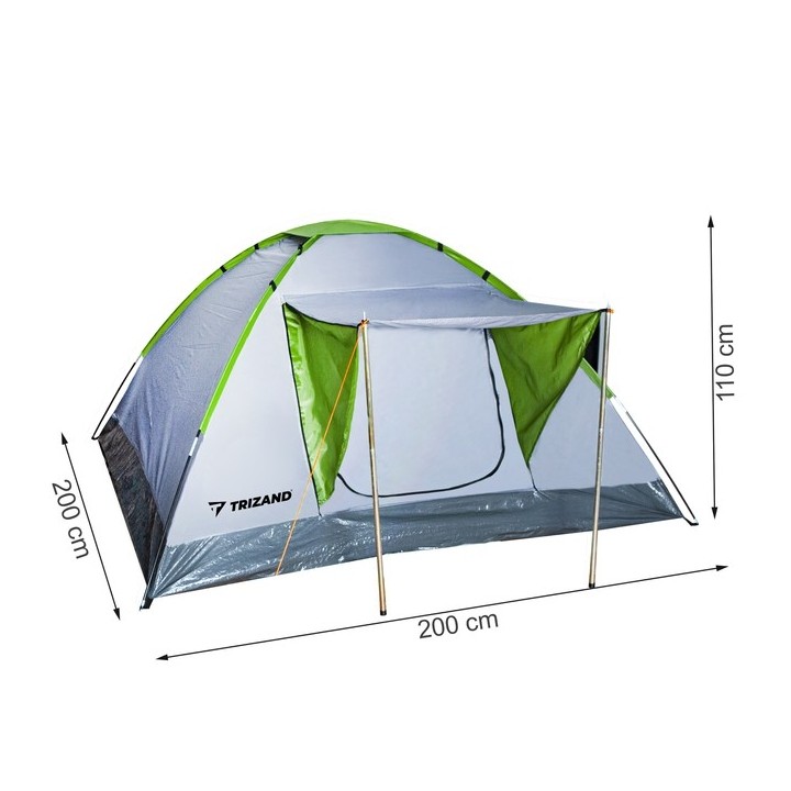 Tenda turistica per 2-4 persone. montana