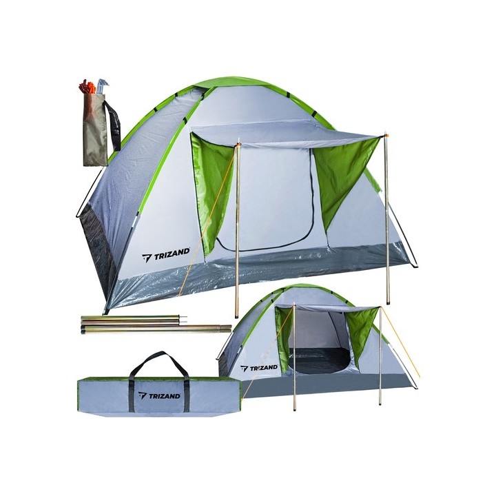 Tenda turistica per 2-4 persone. montana
