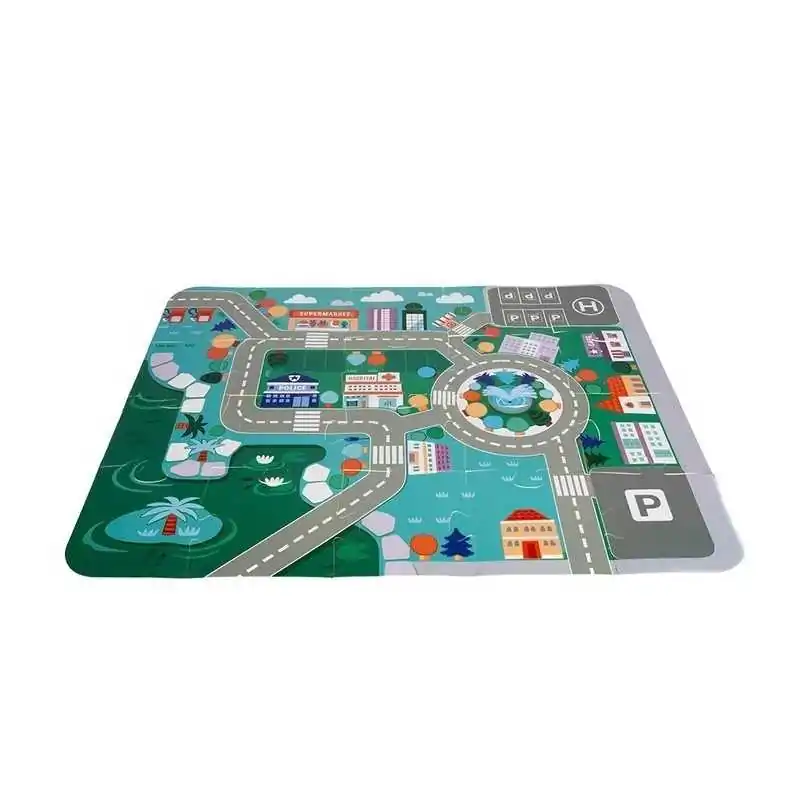 Blocchi di legno - città gioco bambini