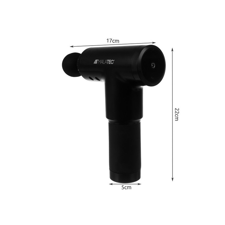 Dettaglio display LCD della pistola MALATEC che mostra i controlli di velocità