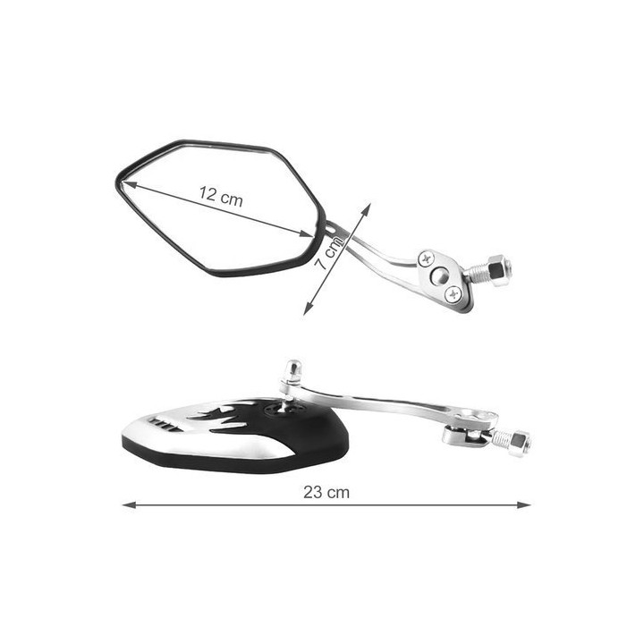 Specchietto da bicicletta / moto frame - 2 pz