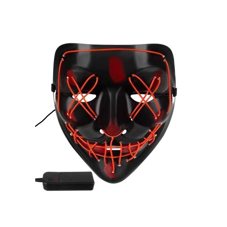 Maschera LED MOYACA Con Rilevamento Gesti - Programmable Per Feste E Cosplay