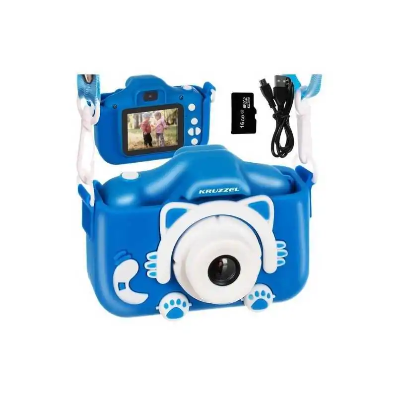 Fotocamera per bambini digitale blu ac16952
