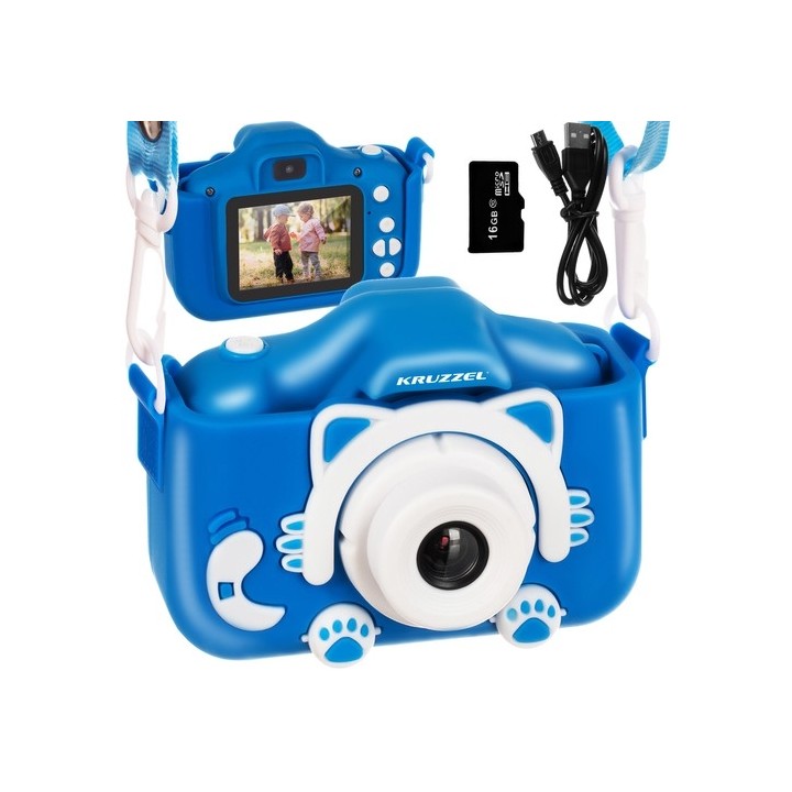 Fotocamera per bambini digitale blu ac16952