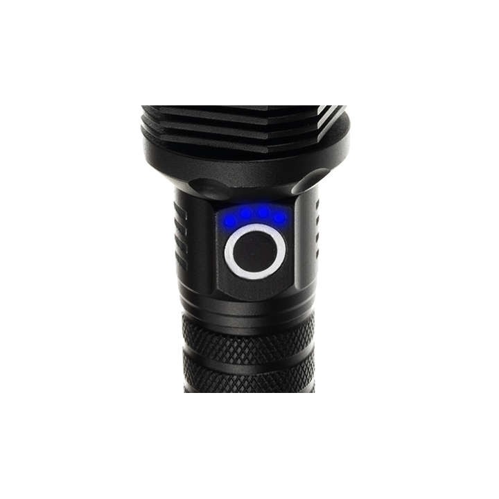 Torcia TRIZAND P70 con lente e riflettore per lungo raggio
